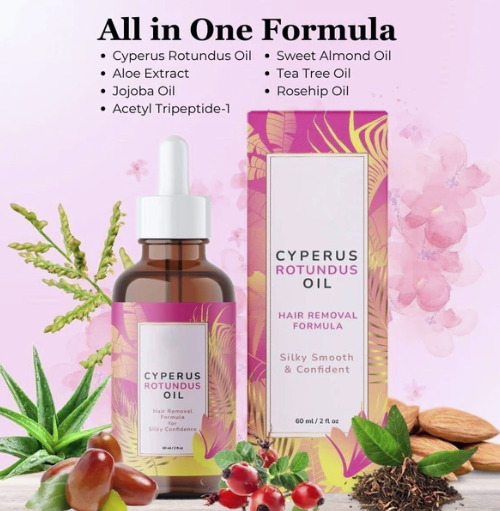 Cyperus Rotundus Hair Removal Oil - 60ml